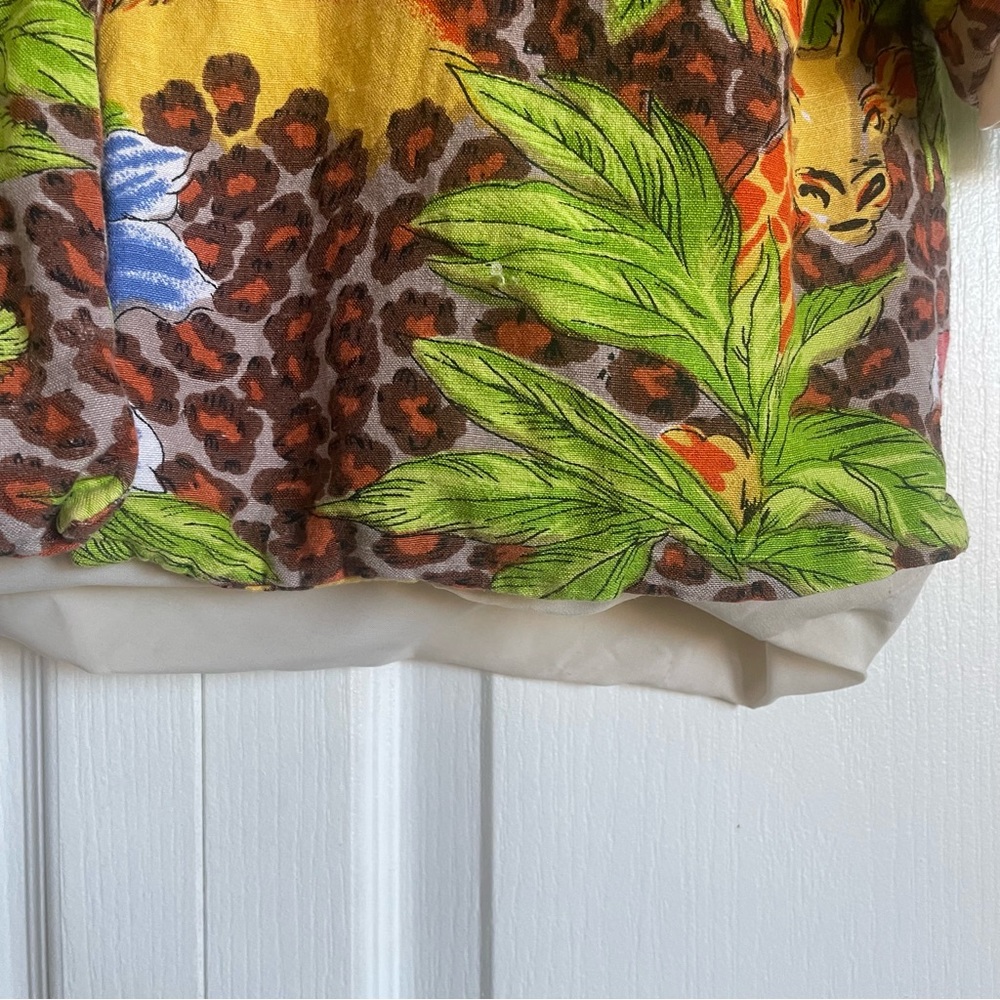 Women’s Vintage Safari Linen Blend Blazer - Picture 4 of 9